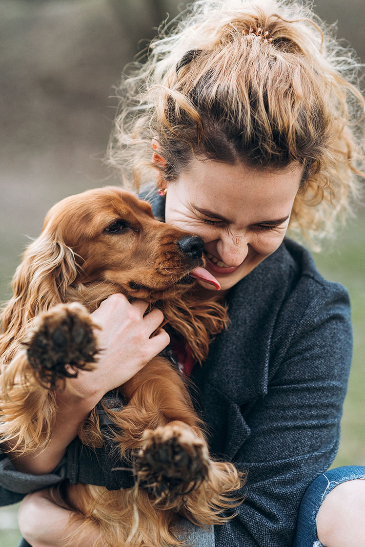 Pet parent with dog — Your Journey with Milo